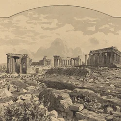Das Parthenon von Osten