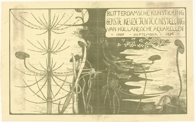 Katalogumschlag mit Wasserpflanzen