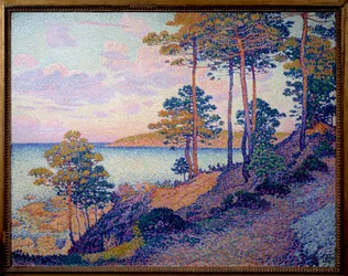 Die Landspitze Saint-Pierre in Saint-Tropez, 1896. Luxemburg, Nationalmuseum für Kunst und Geschichte. Belgische Schule