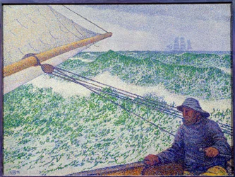 Der Mann am Ruder, 1892, 0,6 x 0,8 m, Paris, Musée d