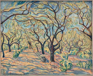 Blühende Bäume in Baumgartenbrück