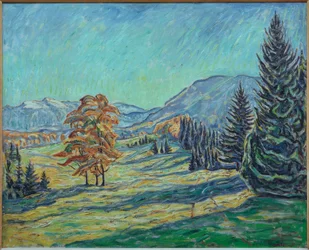 Herbstliche Gebirgslandschaft