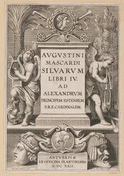Titelseite für Agostino Mascardi, Silvarium Libri IV