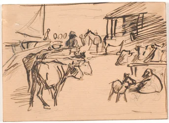 Verladung von Vieh aus dem Hafen von Kastrup