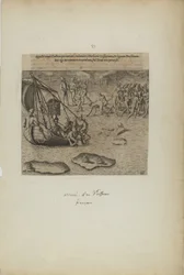 Appellit navis gallicai: qui inerant, redimunt a barbaris gossip pium... (aus dem Buch, Americae, Teil drei)