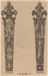 Verzierung für Messergriff