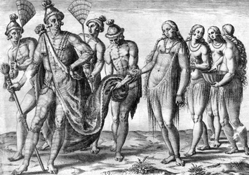 Stamm der Timucua-Indianer