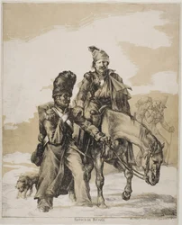 Der Rückzug aus Russland, ca. 1818