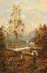 Eine entfernte Ansicht von Balmoral