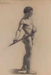 Studie der männlichen Figur, 1875