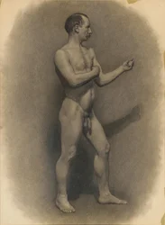 Studie der männlichen Figur, 1875