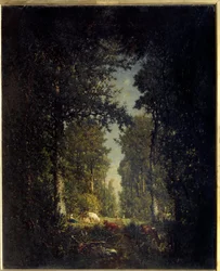 Eine Allee, Wald von Isle Adam