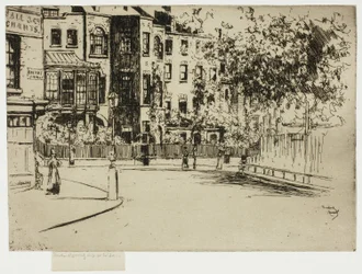 Die Ecke von Cheyne Walk, Chelsea