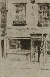 Der kleine Fischladen, Chelsea Embankment