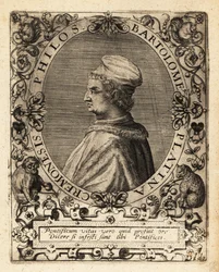 Bartolomeo Sacchi, italienischer Renaissance-Schriftsteller