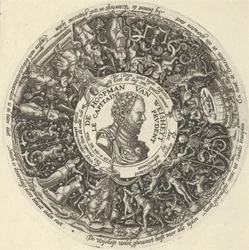 Porträt von Wilhelm I. von Oranien, aus einer Serie von Tazza-Designs