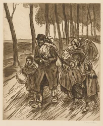Flüchtlingsfamilie