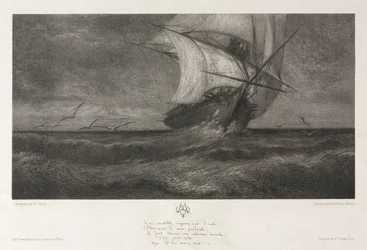 Das Phantomschiff oder Auf den Wellen, 1872