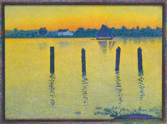 Segelboot auf der Schelde, 1892