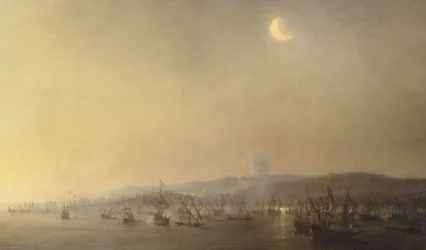 Seeschlacht von Cartagena am 3. September 1643 von Théodore Gudin, 1844