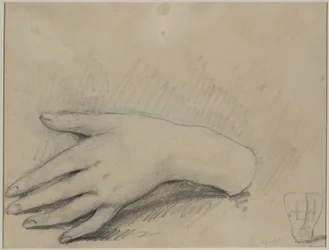 Studie einer Frauenhand, 1800er Jahre