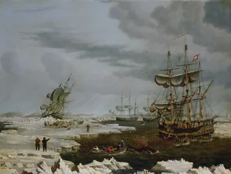 Hull-Walfänger in der Arktis
