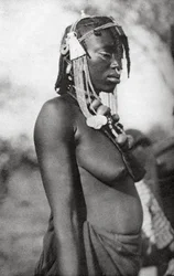 Arabische Frau aus dem Südsudan, Abu Matarik nach Halfa, Sudan, 1925 1927