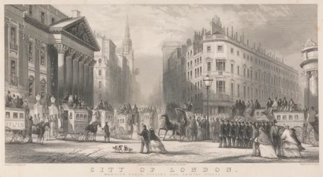 Stadt London, Mansion House, Poultry und Prince