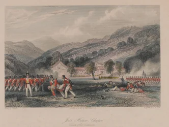 ?Joss-Haus, Chapoo, Tod von Colonel Tomlinson?, 1842