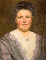 Porträt von Geraldine Cadbury geb. Southall, 1912