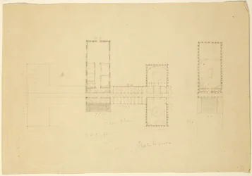 Großplan des Ohio State House, ca. 1838