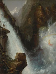 Szene aus Byrons „Manfred“