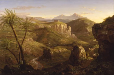 Das Tal und der Tempel von Segestae, Sizilien, 1844
