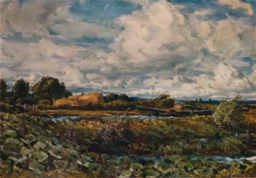 Schleuse am Kennet, 1889