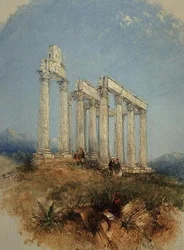 Der Tempel des Jupiter Olympius, Athen