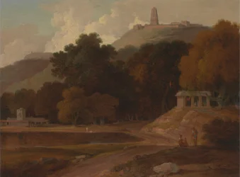 Hügelige Landschaft in Indien