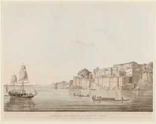 Ramnugur, in der Nähe von Bernares, am Fluss Ganges