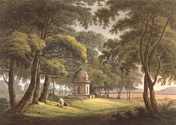 Das Grab einer maurischen Dame, Bengalen, gestochen von Joseph Constantine Stadler (tätig 1780-1812), veröffentlicht von Edward Orme (1774-ca.1820), 1803