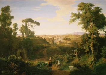 Ein Blick auf Rom und die Campagna