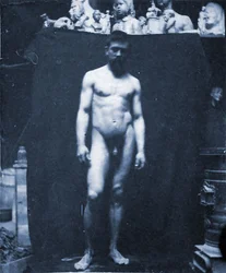 Aktporträt von Samuel Murray im Studio von Eakin, 1890