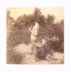 Stehender Pfeifer Studie für Arkadien, ca. 1883