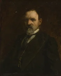 Studie für das „Porträt von Joshua Ballinger Lippincott“