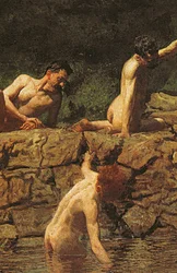 Schwimmloch, 1885
