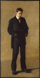 Der Denker: Porträt von Louis N. Kenton