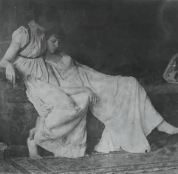 Unidentifizierte Modelle in griechischen Kostümen