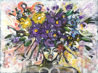 Blumenmädchen, 2017