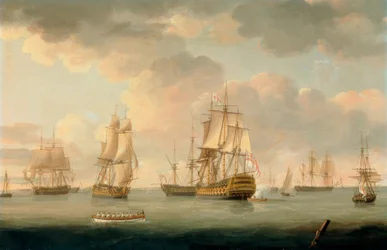 Britische Kriegsschiffe bei Spithead