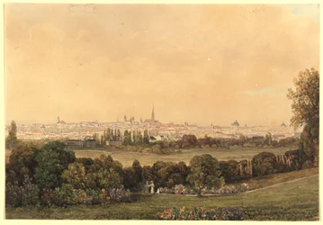 Blick auf Wien vom Tivoli