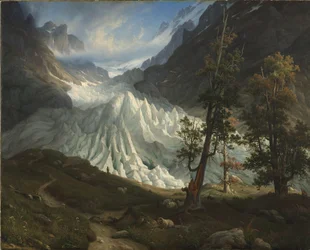 Der Grindelwald-Gletscher