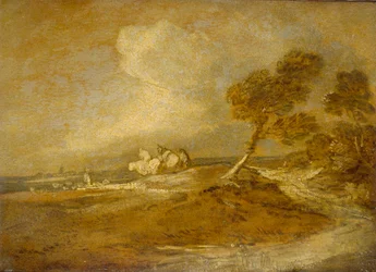 Eine Landschaft mit Reitern, spätes 18. Jahrhundert